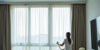Delicate sheer drape cleaning wallington-vic Matty Curtain Cleaning