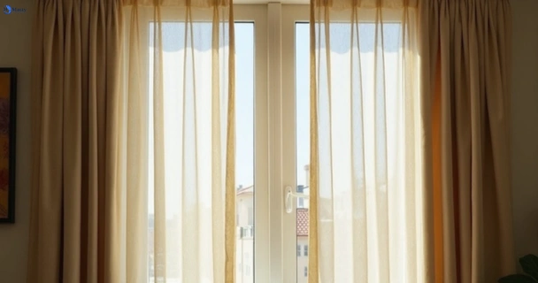 Dull dusty drapes in wallington-vic before professional cleaning